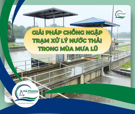 giải pháp chông ngập trạm xử lý nước thải