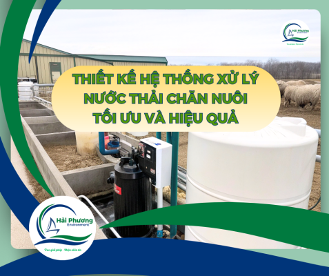 thiết kế hệ thống xử lý nước thải chăn nuôi