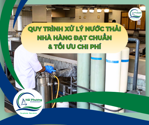 quy trình xử lý nước thải nhà hàng tối ưu